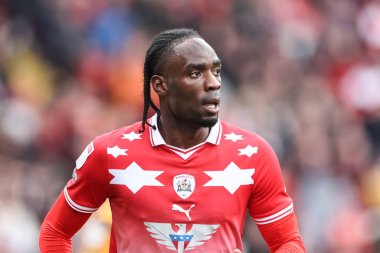 Barnsley 'den Devante Cole, Sky Bet Ligi 1 maçında Barnsley, Cambridge United' a karşı Oakwell, Barnsley, Birleşik Krallık 'ta, 29 Mart 202