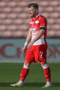 Barnsley 'den Nicky Cadden Sky Bet Ligi 1 maçı sırasında Barnsley, Cambridge United' a karşı Oakwell, Barnsley, Birleşik Krallık, 29 Mart 202