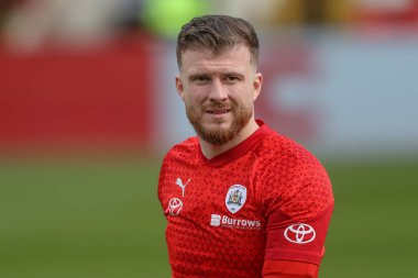 Barnsley 'den Nicky Cadden maç öncesi ısınma oturumunda Sky Bet 1 maçında Barnsley, Cambridge United' a karşı Oakwell, Barnsley, Birleşik Krallık 'ta, 29 Mart 202