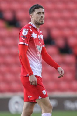 Barnsley takımından Corey O 'Keeffe, 29 Mart 202' de Oakwell, Barnsley, Birleşik Krallık 'ta oynanan 1.