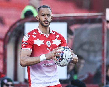 Barnsley 'den Barry Cotter Sky Bet Ligi 1 maçı sırasında Barnsley, Cambridge United' a karşı Oakwell, Barnsley, Birleşik Krallık, 29 Mart 202