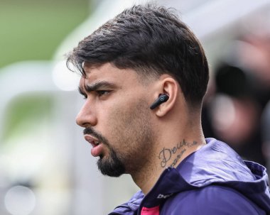 West Ham United takımından Lucas Paquet, Premier League maçı Newcastle United ile West Ham United maçında 30 Mart 2024 'te St. James' s Park, Newcastle 'a geldi.