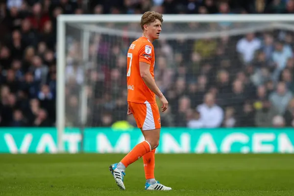 George Byers Blackpool Sky Bet League Match Derby County Blackpool — Stock Photo, Image