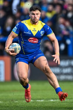 Warrington Wolves 'tan Joe Philbin, 30 Mart 202' de Halliwell Jones Stadyumu 'nda oynanan Warrington Wolves - Catalans Dragons maçında ilk hamlesini yaptı.