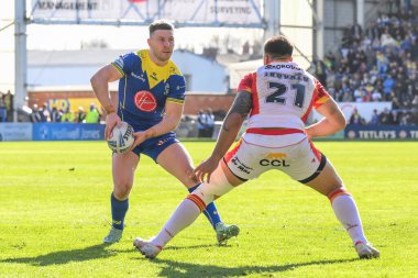 Warrington Wolves 'tan George Williams, 30 Mart 202' de Warrington Wolves 'un Halliwell Jones Stadyumu' ndaki Catalans Dragons 'a karşı oynadığı Betfred Süper Ligi karşılaşmasında görev başındaydı.
