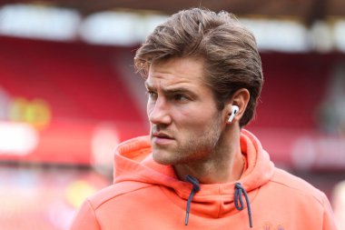 Kristal Saray 'dan Joachim Andersen, 30 Mart 202' de İngiltere 'nin Nottingham Forest' a karşı Kristal Saray Premier Lig karşılaşması öncesinde geldi.