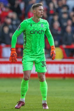 Crystal Palace 'dan Dean Henderson Premier League maçı sırasında Nottingham Forest, Crystal Palace' a karşı City Ground, Nottingham, İngiltere, 30 Mart 202