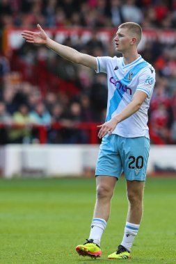 Adam Wharton of Crystal Palace  during the Premier League match Nottingham Forest vs Crystal Palace at City Ground, Nottingham, United Kingdom, 30th March 202 clipart