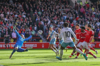 Kristal Saray 'dan Eberechi Eze, 30 Mart 202' de İngiltere 'nin Nottingham City Ground kentinde oynanan Premier League maçında gol attı.