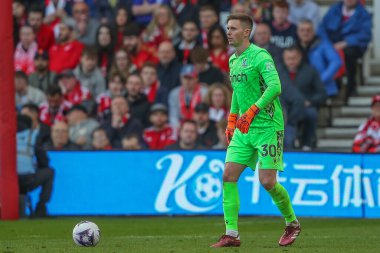 Crystal Palace 'dan Dean Henderson Premier League maçı sırasında Nottingham Forest, Crystal Palace' a karşı City Ground, Nottingham, İngiltere, 30 Mart 202