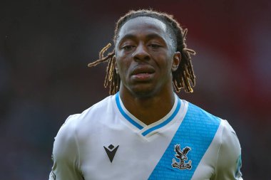 Kristal Saray 'dan Eberechi Eze Premier Lig maçı sırasında Nottingham Forest, Kristal Saray' a karşı 30 Mart 202 'de Nottingham, İngiltere' de.