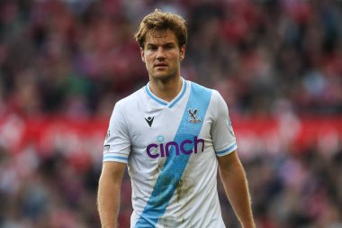 Kristal Saray 'dan Joachim Andersen Premier Lig maçı sırasında Nottingham Forest, Kristal Saray' a karşı 30 Mart 202 'de Nottingham, İngiltere' de.