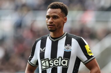 Newcastle United 'tan Jacob Murphy Premier League maçı sırasında Newcastle United ile West Ham United St. James' s Park, Newcastle, İngiltere, 30 Mart 202 'de karşı karşıya geldi.