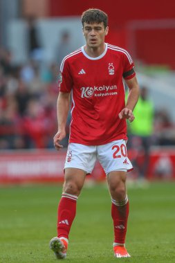 Nottingham Ormanı 'ndan Gio Reyna Premier Lig maçı sırasında Nottingham Forest, Nottingham City Ground' da Crystal Palace 'a karşı, 30 Mart 202