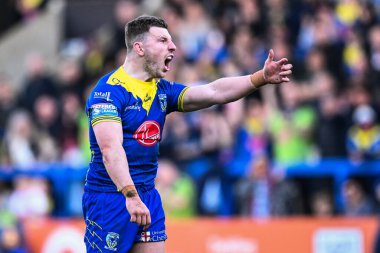 Warrington Wolves 'tan George Williams, 30 Mart 202' de İngiltere 'nin Warrington şehrinde oynanan Betfred Süper Lig karşılaşmasında takımına talimat verdi.
