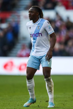 Kristal Saray 'dan Eberechi Eze Premier Lig maçı sırasında Nottingham Forest, Kristal Saray' a karşı 30 Mart 202 'de Nottingham, İngiltere' de.