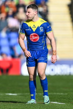 Warrington Wolves 'tan George Williams Betfred Süper Lig maçı sırasında Warrington Wolves, Catalans Dragons' a karşı Halliwell Jones Stadyumu, Warrington, Birleşik Krallık, 30 Mart 202