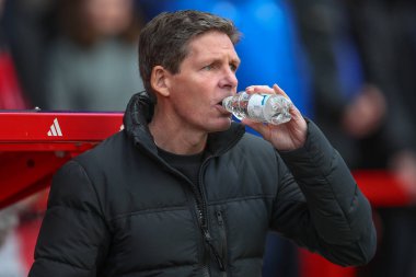 Oliver Glasner Premier Lig maçı sırasında Crystal Palace 'ın menajeri Nottingham Forest' a karşı Crystal Palace City Ground, Nottingham, İngiltere, 30 Mart 202