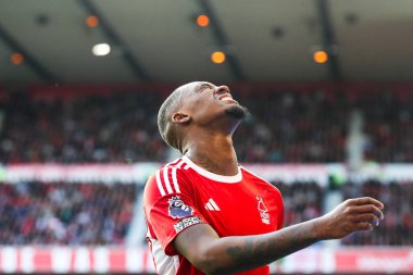 Nottingham Ormanı 'ndan Callum Hudson-Odoi 30 Mart 202' de İngiltere 'nin Nottingham City Ground kentinde oynanan Premier League maçı sırasında tepki gösterdi.