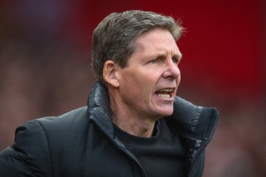 Oliver Glasner Premier Lig maçı sırasında Crystal Palace 'ın menajeri Nottingham Forest' a karşı Crystal Palace City Ground, Nottingham, İngiltere, 30 Mart 202