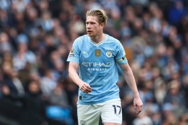 Manchester City ile Manchester City arasındaki Premier League maçında Kevin De Bruyne, Etihad Stadyumu 'nda 31 Mart 202 tarihinde karşı karşıya geldi.
