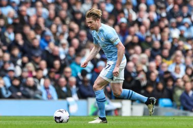 Manchester City ile Manchester City arasındaki Premier League maçında Kevin De Bruyne, Etihad Stadyumu 'nda 31 Mart 202 tarihinde karşı karşıya geldi.