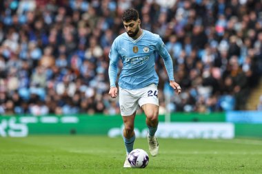 Manchester City 'den Joko Gvardiol, Premier League maçında Manchester City ile Arsenal arasında 31 Mart 2024' te Etihad Stadyumu 'nda bir ara verdi.