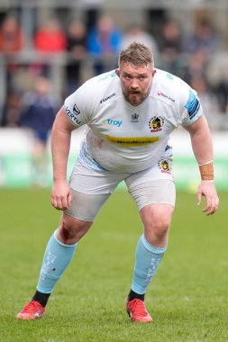 Ehren Painter of Exeter Chiefs Gallagher Premiership maçında Salford Community Stadyumu 'nda 31 Mart 202' de Satış Köpekbalıkları Exeter Chiefs 'e karşı