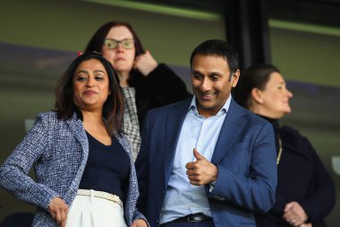 Shilen Patel Chairman of West Bromwich Albion during the Sky Bet Championship match West Bromwich Albion vs Watford at The Hawthorns, West Bromwich, United Kingdom, 1st April 202 clipart