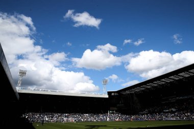 The Hawthorns, West Bromwich Albion 'un evi, West Bromwich Albion maçı öncesinde West Bromwich Albion, Watford' a karşı The Hawthorns, West Bromwich, Birleşik Krallık, 1 Nisan 202