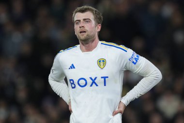 Leeds United takımından Patrick Bamford, Leeds United ile Hull City arasındaki Sky Bet Şampiyonası maçında 1 Nisan 202 'de Leeds Road, İngiltere' de karşılaştı.