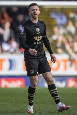 Barnsley 'den Jordan Williams Sky Bet Ligi 1 karşılaşmasında Burton Albion' a karşı Barnsley Pirelli Stadyumu 'nda 1 Nisan 202' de Trent 'te Burton' a karşı.