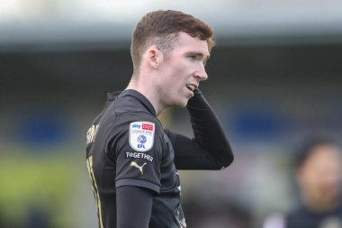 Barnsley 'li Conor Grant, Sky Bet Ligi 1 karşılaşmasında Burton Albion' a karşı Barnsley Pirelli Stadyumu 'nda 1 Nisan 202 tarihinde Trent, Birleşik Krallık' ta Burton 'a karşı.