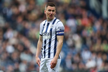 West Bromwich Albion 'dan Jed Wallace Sky Bet Şampiyonası maçında West Bromwich Albion, Watford' a karşı Hawthorns, West Bromwich, İngiltere, 1 Nisan 202