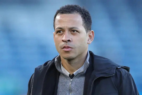 stock image Liam Rosenior manager of Hull City arrives at Elland Road Stadium ahead of the Sky Bet Championship match Leeds United vs Hull City at Elland Road, Leeds, United Kingdom, 1st April 202