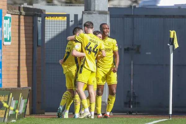 stock image Joe Powell of Burton Albion celebrates his goal to make it 1-0 during the Sky Bet League 1 match Burton Albion vs Barnsley at Pirelli Stadium, Burton upon Trent, United Kingdom, 1st April 202