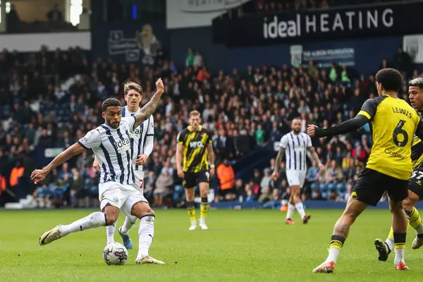Darnell Furlong West Bromwich Albion Scores Goal Make Sky Bet — Stock Photo, Image
