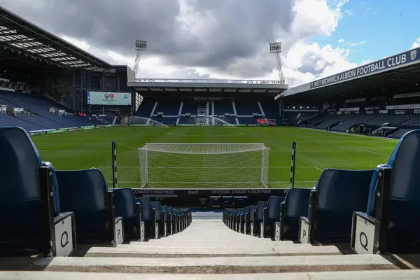 General View Hawthorns Home West Bromwich Albion Ahead Sky Bet — Stock Photo, Image