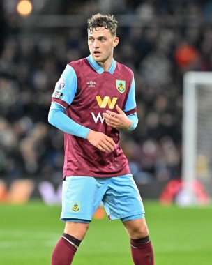 Burnley 'den Jacob Bruun Larsen, Premier Lig maçında Burnley, Wolverhampton Wanderers' a karşı 2 Nisan 202 'de Turf Moor, Burnley' de