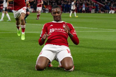 Nottingham Ormanı 'ndan Callum Hudson-Odoi Premier Lig maçında Nottingham Forest' a karşı Fulham City Ground, Nottingham, İngiltere 'de 2 Nisan 202' de 1-0 berabere kaldı.