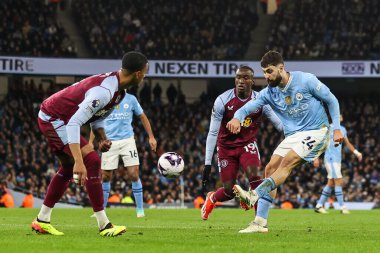 Manchester City 'den Joko Gvardiol, Manchester City - Aston Villa maçında 3 Nisan 2024' te Etihad Stadyumu 'nda gol attı.