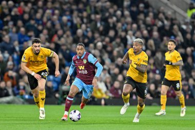 Burnley 'den Wilson Odobert, Premier Lig karşılaşmasında Burnley, Wolverhampton Wanderers' a karşı 2 Nisan 202 'de Turf Moor, Burnley' de öne geçti.