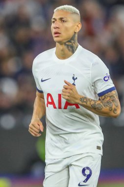 Tottenham Hotspur takımından Richarlison Premier League maçında West Ham United Tottenham Hotspur 'a karşı Londra Stadyumu, Londra, 2 Nisan 202