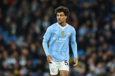 Manchester Premier League maçında Oscar Bobb Manchester City ile Aston Villa maçında Etihad Stadyumu, Manchester, İngiltere, 3 Nisan 202