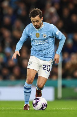 Manchester City 'den Bernardo Silva Premier Lig maçında Manchester City ile Aston Villa arasında 3 Nisan 202' de Etihad Stadyumu 'nda bir ara verdi.