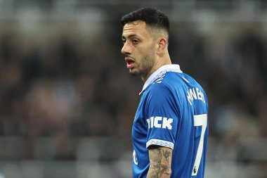 Everton 'dan Dwight McNeil Premier League maçı sırasında Newcastle United Everton' a karşı St. James 's Park, Newcastle, İngiltere, 2 Nisan 202