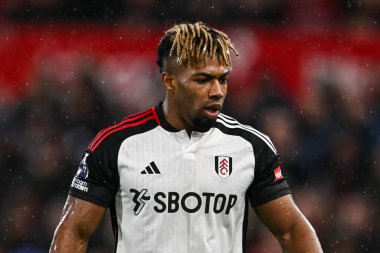 Fulham 'dan Adama Traor Premier Lig maçı sırasında Nottingham Forest, Fulham' a karşı City Ground, Nottingham, İngiltere, 2 Nisan 2024