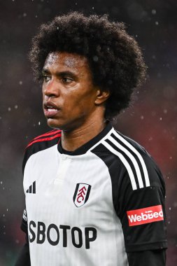 Fulham 'lı Willian Premier League maçı sırasında Nottingham Forest, Fulham' a karşı City Ground, Nottingham, İngiltere, 2 Nisan 202