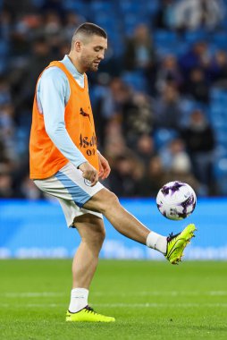 Manchester City 'den Mateo Kovai Premier League maçı öncesinde Manchester City - Aston Villa maçında Etihad Stadyumu, Manchester, İngiltere, 3 Nisan 2024