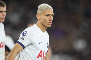 Tottenham Hotspur takımından Richarlison Premier League maçında West Ham United Tottenham Hotspur 'a karşı Londra Stadyumu, Londra, 2 Nisan 202